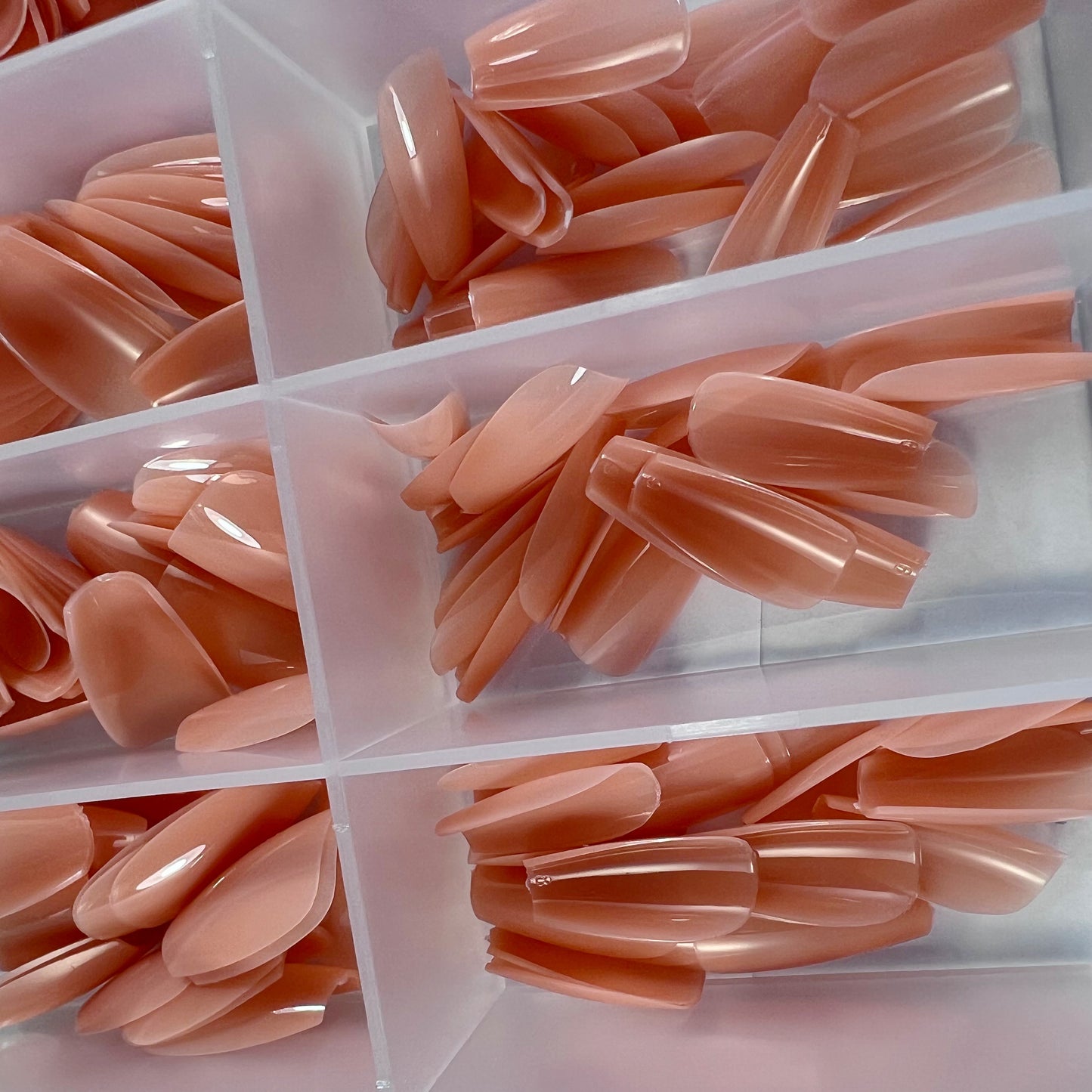 💅 Capsules Américaines - Ballerine Short Nude (240 pièces) Base ultra fine – Pose express – Finition naturelle