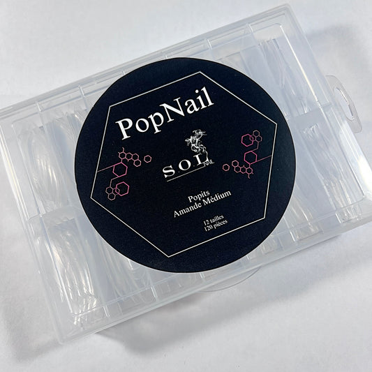 🌸 Capsules Popits Amande médium bombé – PopNail