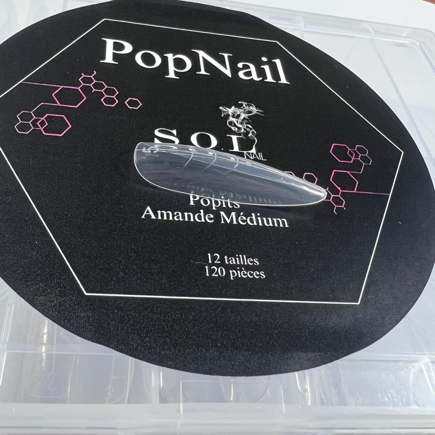 🌸 Capsules Popits Amande médium bombé – PopNail