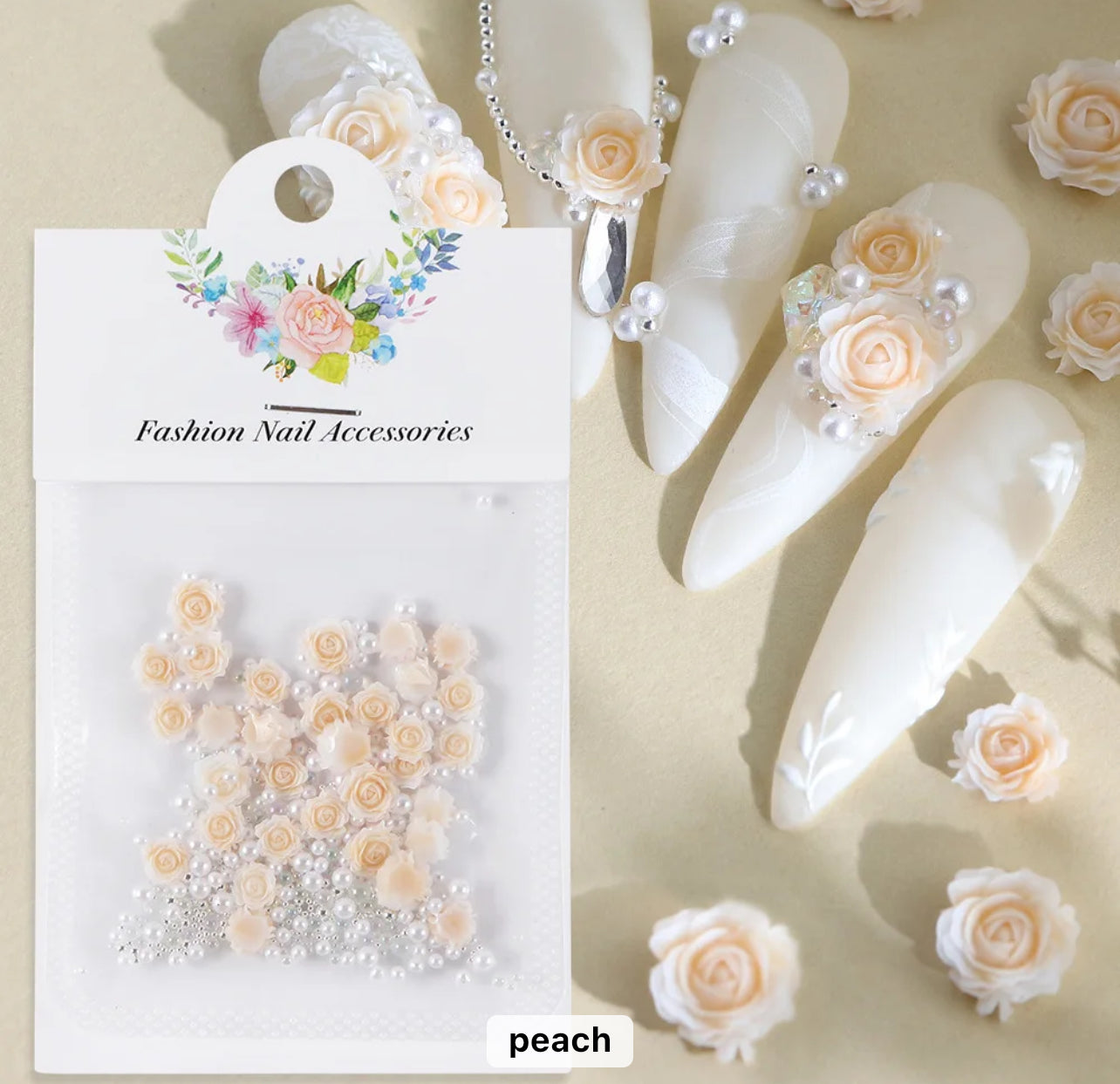 3D Rose Charms 🌹