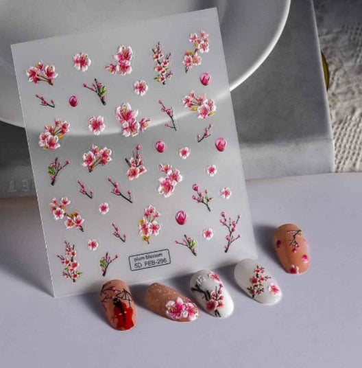 DESTOKAGE 🚨 Stickers relief SAKURA FLOWERS