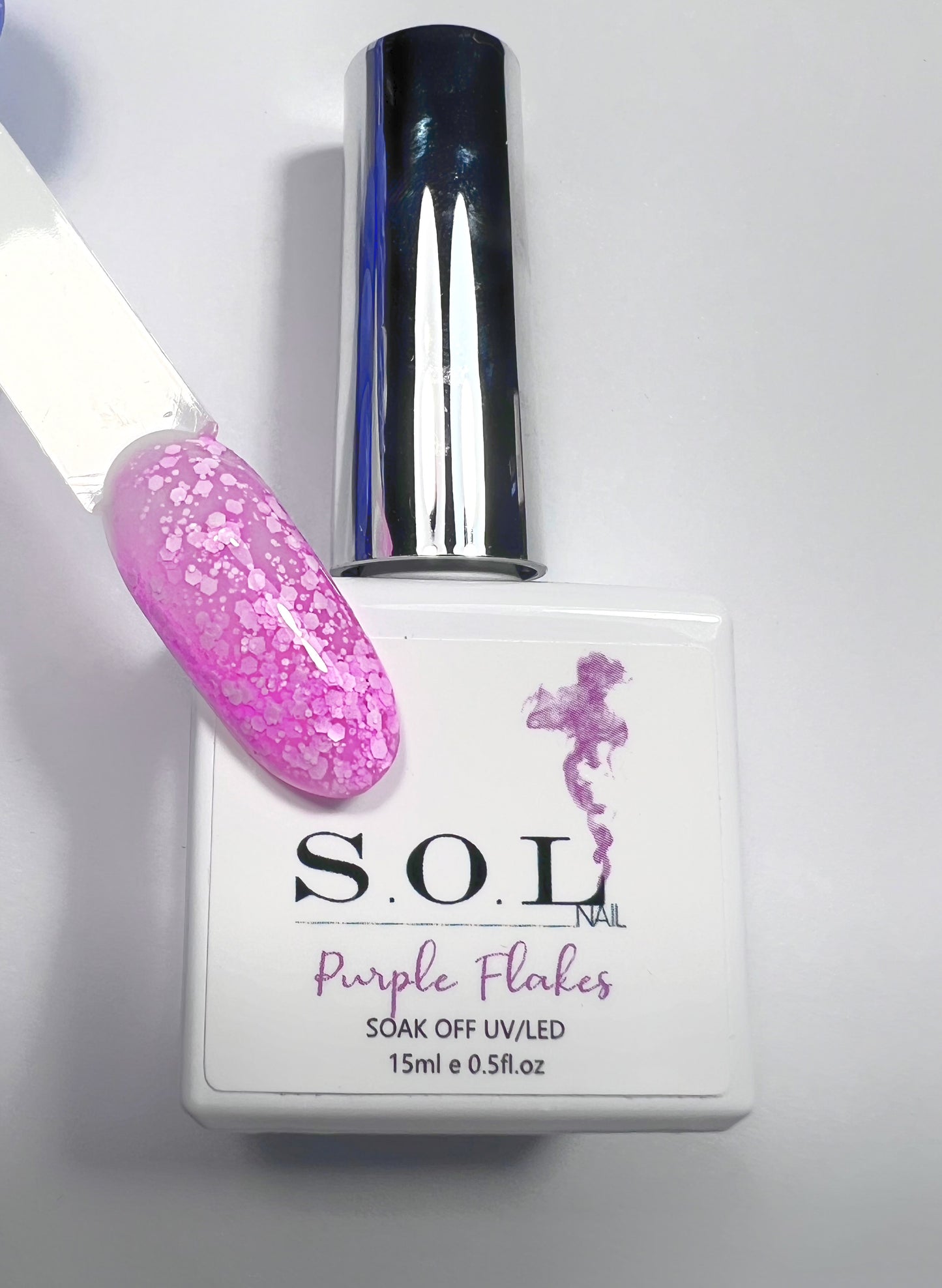 DESTOKAGE -70% 🚨 Vernis semi-permanent COLLECTION SNOW FLAKES Purple 💜