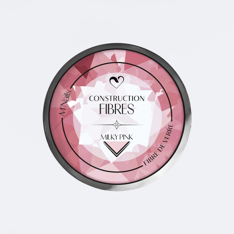 Construction Fibres - Milky Pink 50G