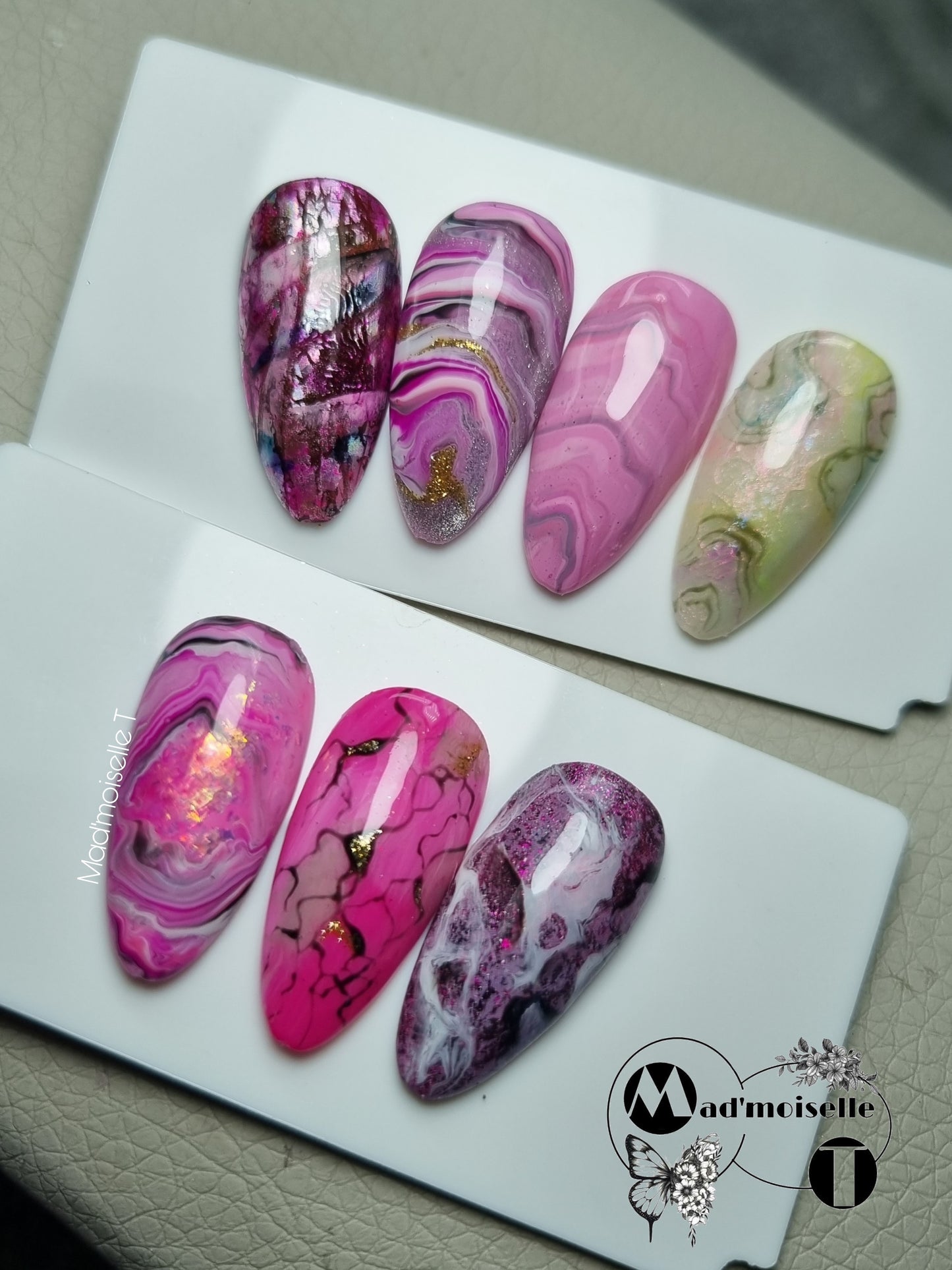 Formation Nail art technique STONE EFFECT - Mad’moiselle T Nail Shop