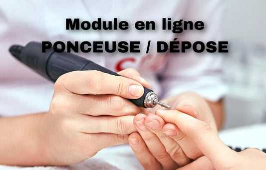 PROMO -70%  Formation en ligne PONCEUSE / DÉPOSE