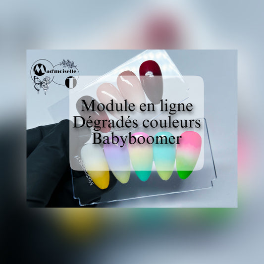 PROMO -70%  Formation en ligne DÉGRADÉS COULEURS / BABYBOOMER