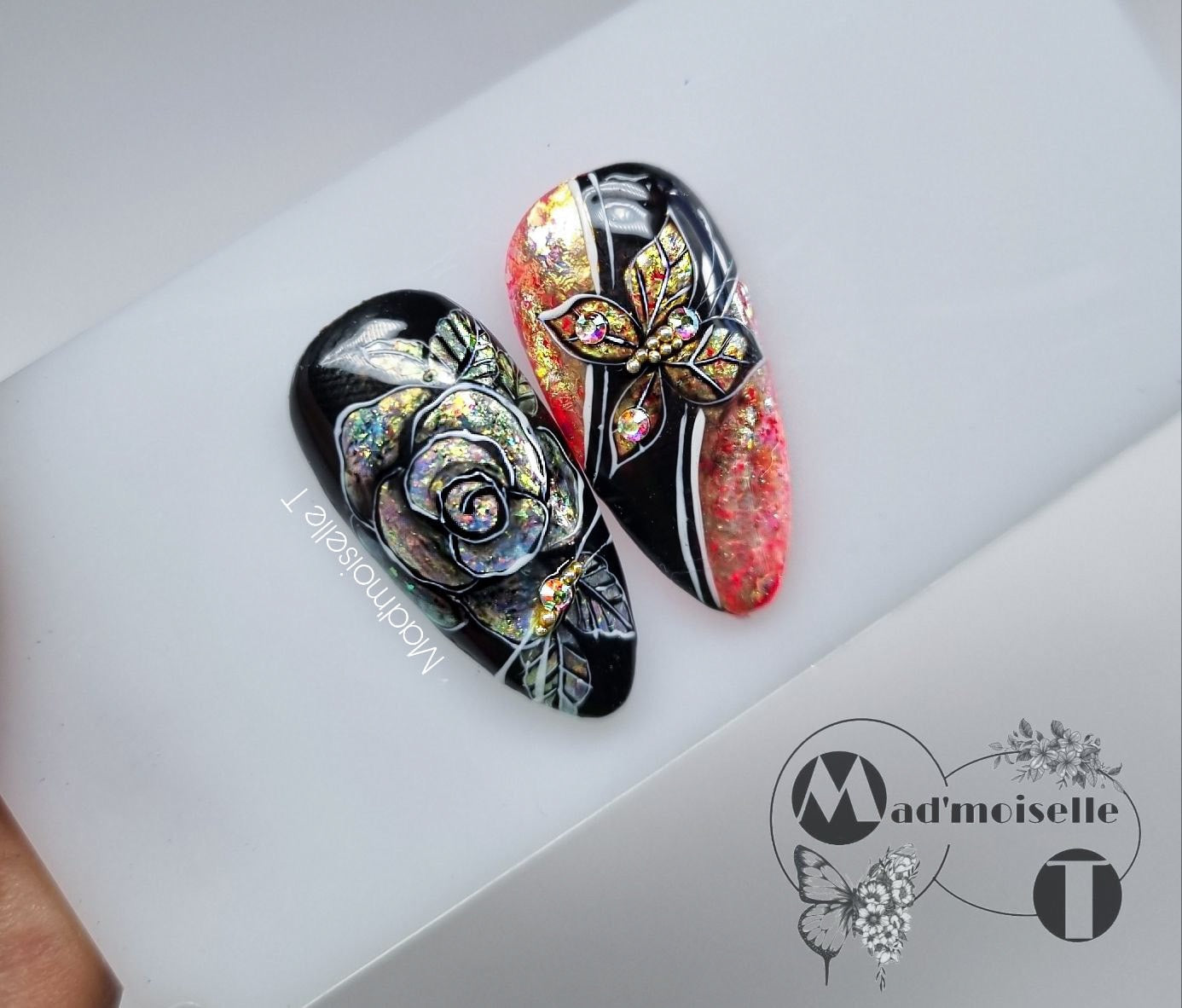 PROMO -70%  Formation en ligne Nail art technique Flakes Effect